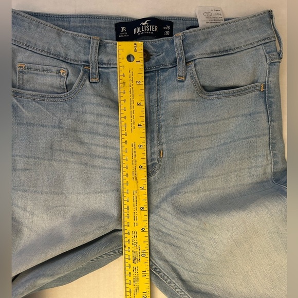 Hollister high rise super skinny classic stretch Jeans LightWash Denim Sz-3R. O5 - Picture 9 of 12